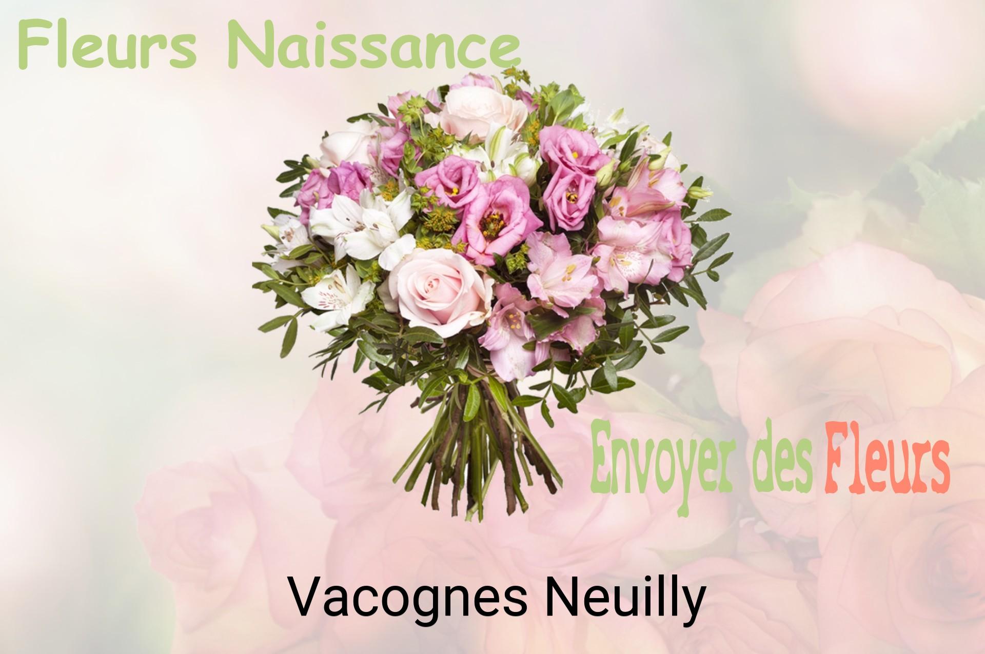 Bouquet de fleurs de naissance livré à Vacognes-Neuilly
